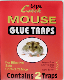 מלכודת זוג מדבקות לעכברים