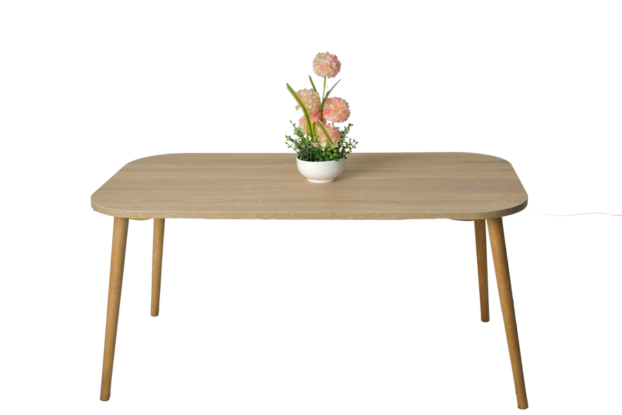 שולחן מלבני עץ מרובע